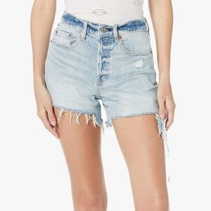 DAZE Bottom Line High Rise Vintage Shorts Distressed Fade 26